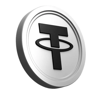 Trading community trust section with Tether USDT coin element